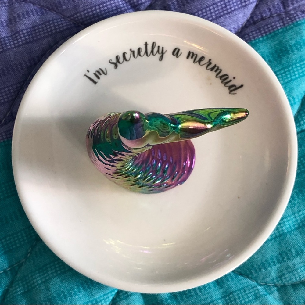 Holographic Mermaid Jewelry Holder
